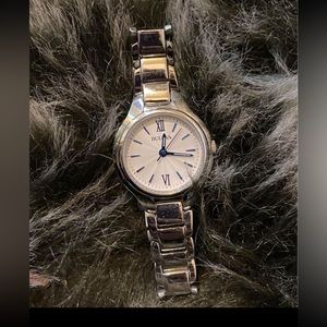 Bulova watch silver color used